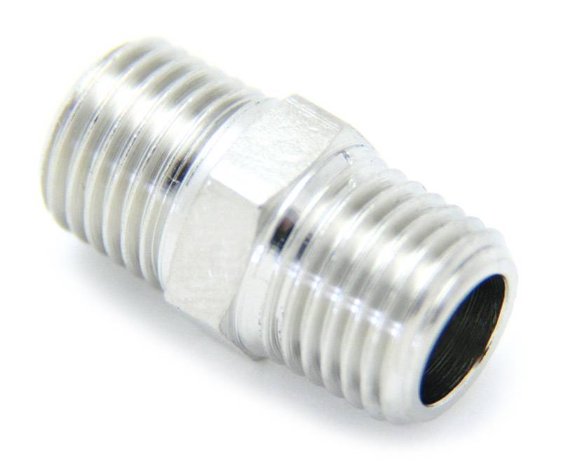 3/8 Inch NPT x 1/4 Inch NPT Straight Fitting Male/Male Nitrous Outlet