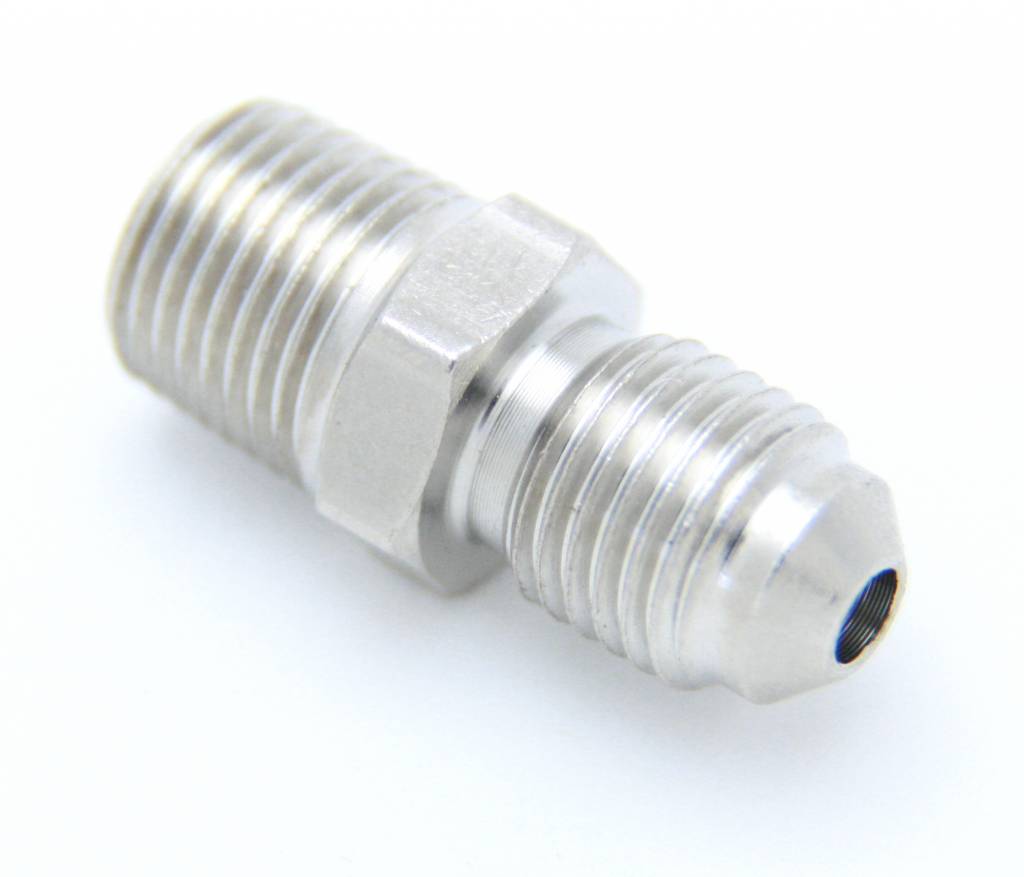 1/8 Inch NPT x 4AN Straight Fitting Male/Male Nitrous Outlet