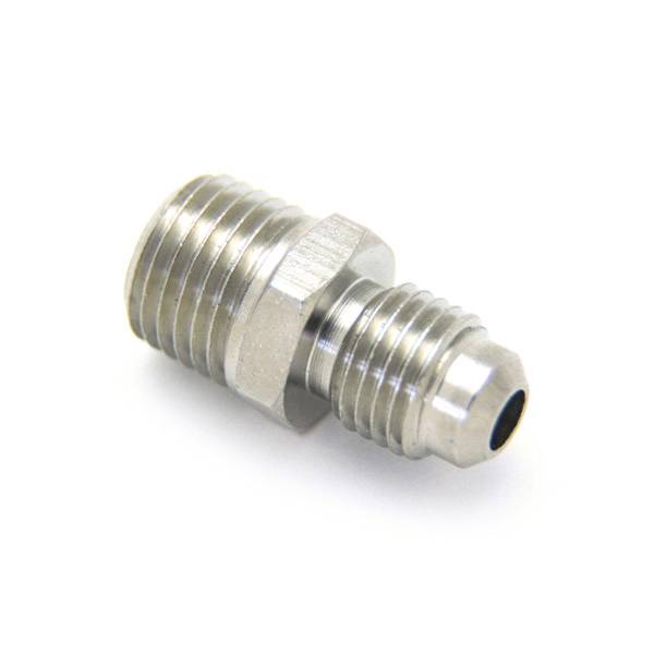 1/4 Inch NPT x 4AN Straight Filter Fitting Male/Male Nitrous Outlet
