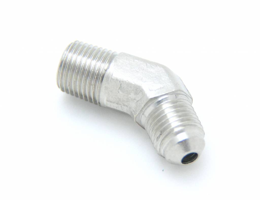 1/8 Inch NPT x 3AN 45 Degree Jet Fitting Male /Male Nitrous Outlet