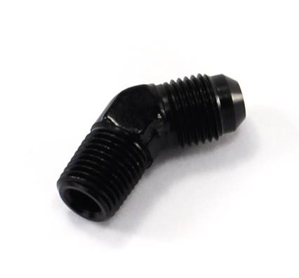 1/4 Inch NPT x 6AN 45 Degree Fitting Male /Male Nitrous Outlet