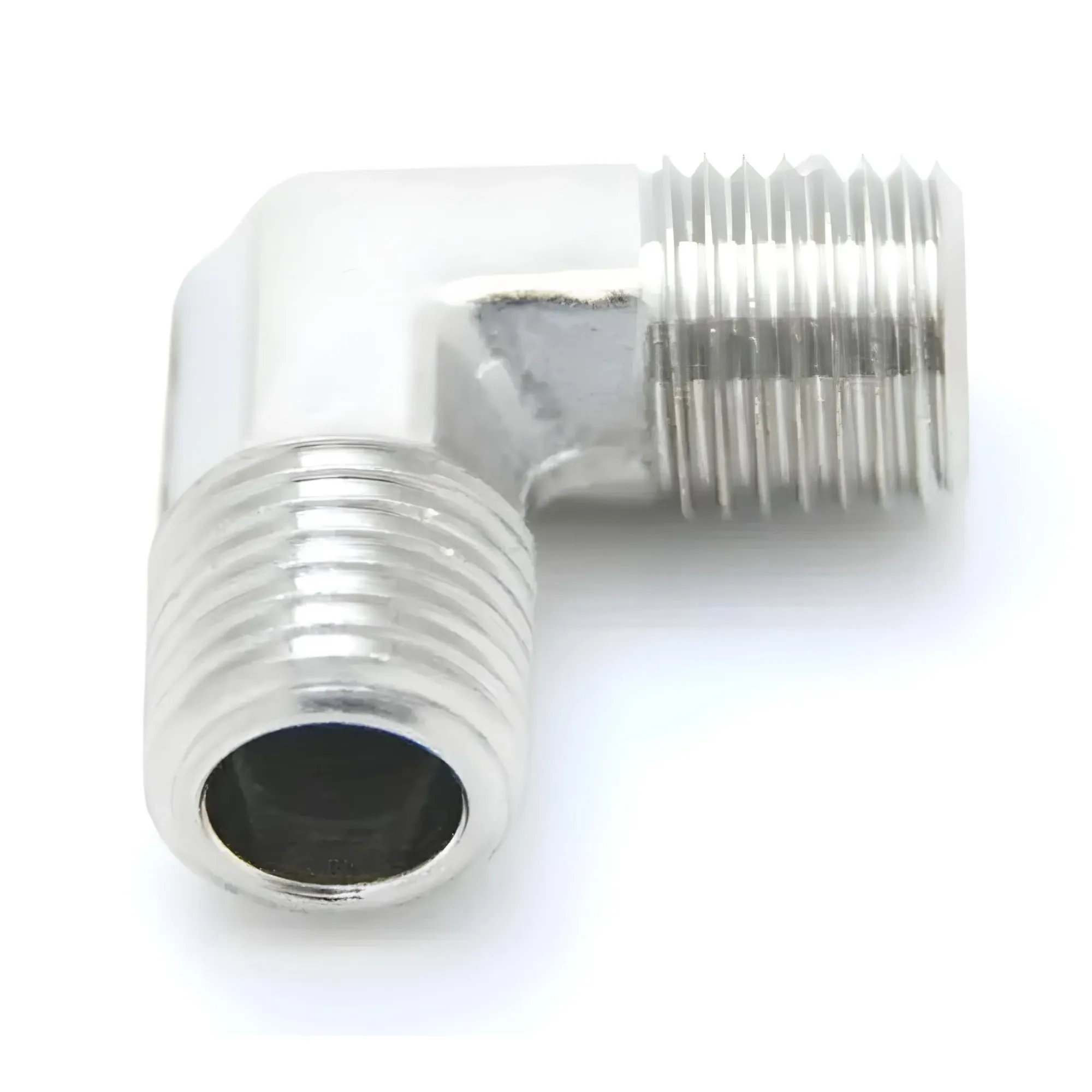 1/4 Inch NPT x 1/4 Inch NPT 90 Degree Fitting Male/Male Nitrous Outlet