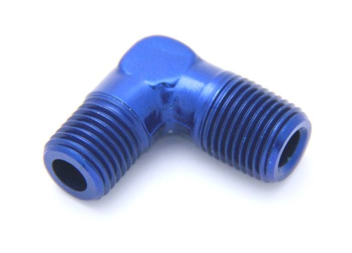 1/8 Inch NPT x 4AN 90 Degree Fitting Male/Male Bar Stock Nitrous Outlet