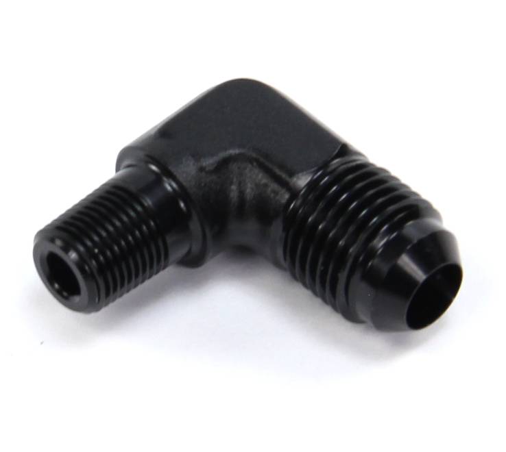1/8 Inch NPT x 6AN 90 Degree Fitting Male/Male Nitrous Outlet