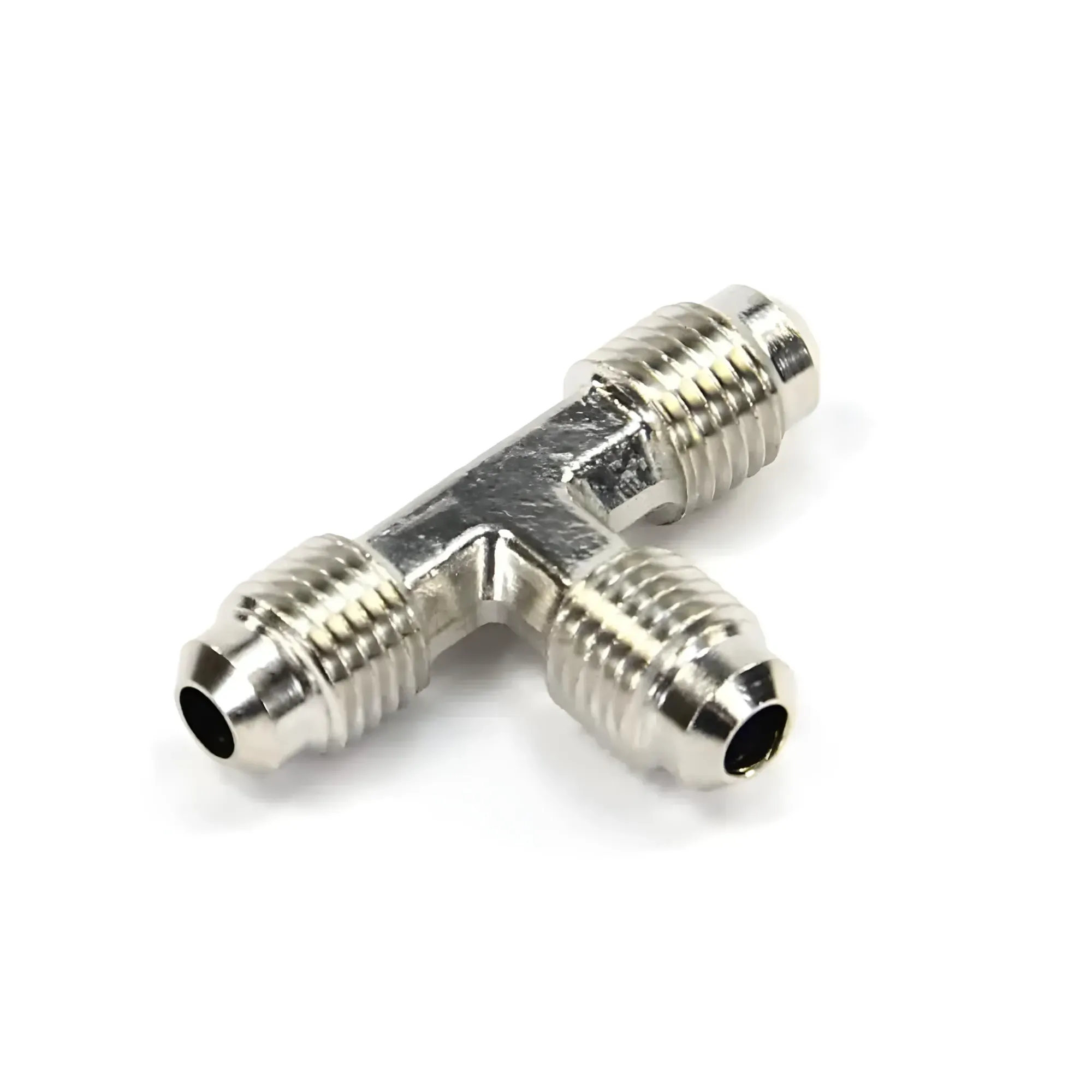 4AN x 4AN x 4AN Tee Fitting Male/Male/Male Nitrous Outlet