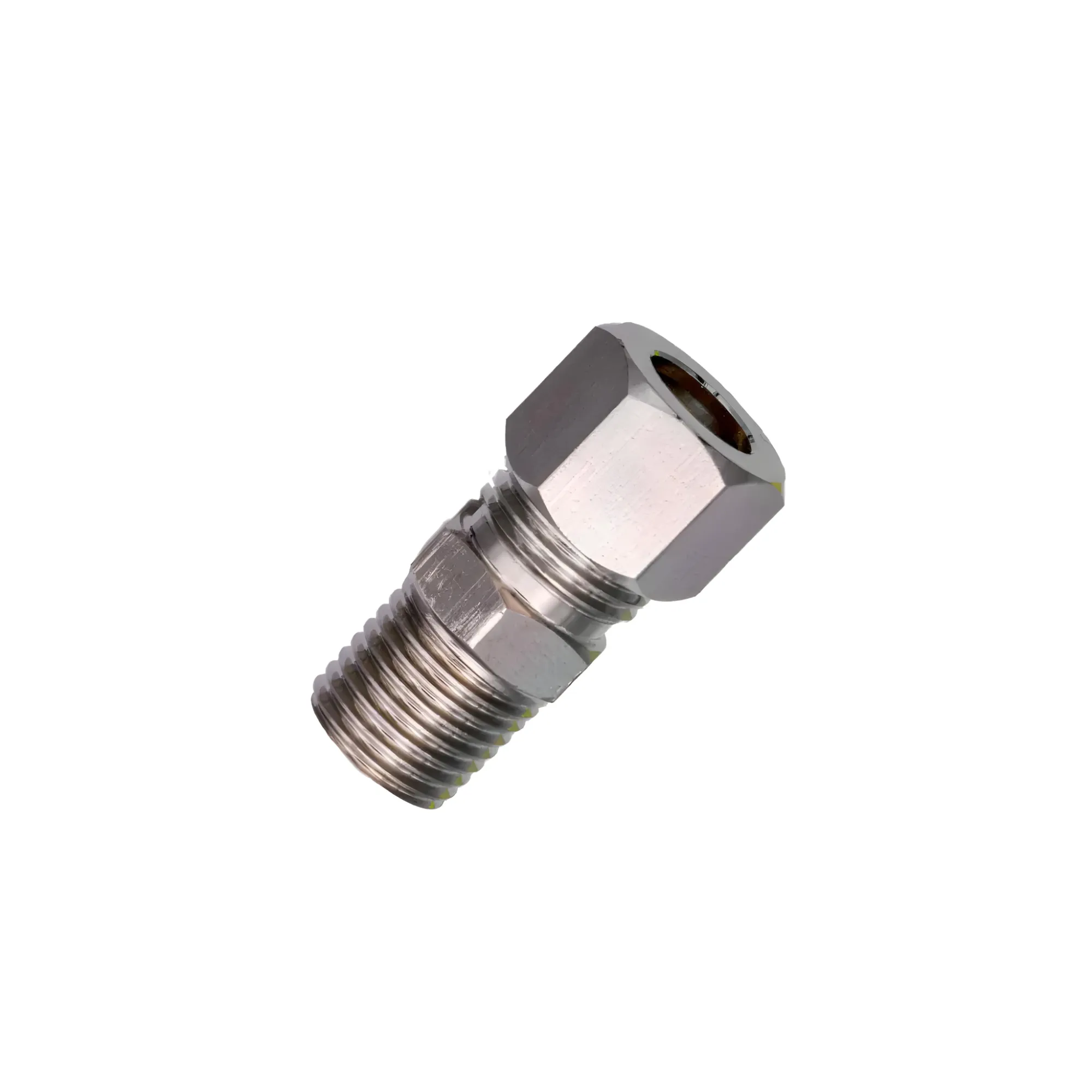1/4 Inch NPT Male x 3/8 Inch Compression Straight Fitting Nitrous Outlet
