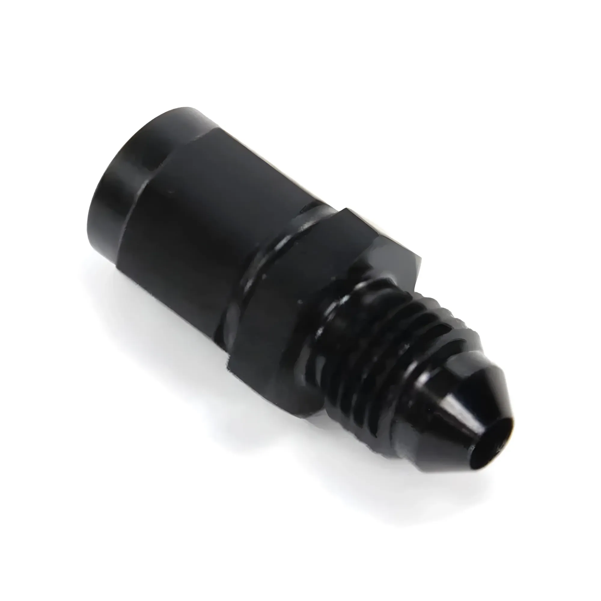 3AN Swivel x 4AN Expander Straight Fitting Female/Male Black Aluminum Nitrous Ou