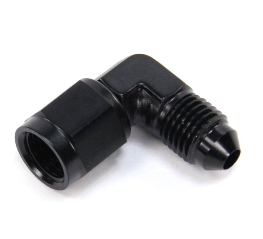 3AN to 4AN Straight Expander Fitting Black Aluminum Nitrous Outlet