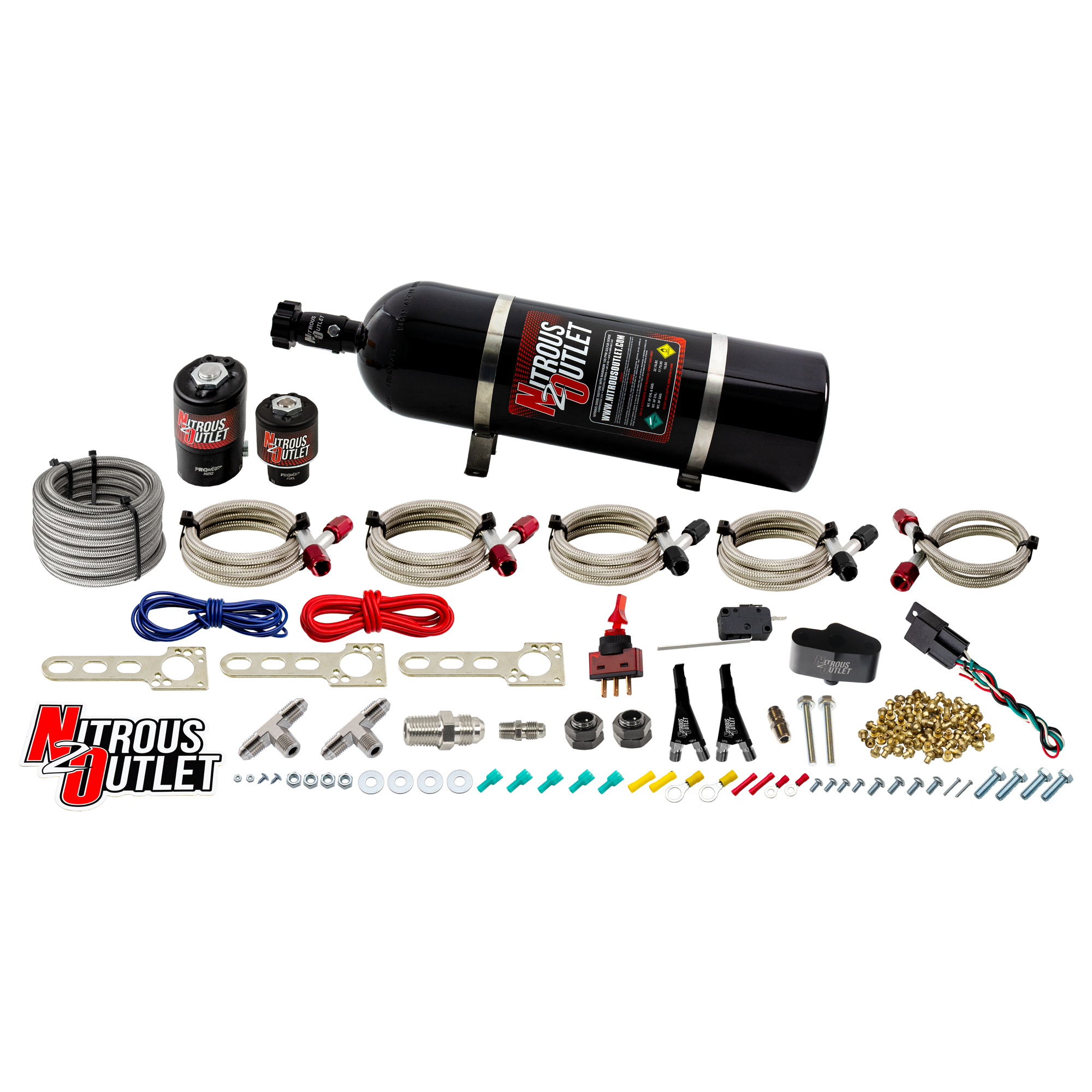 Nitrous Outlet Nissan 2009-2020 370Z Dual Nozzle System - Gas/E85 (5-55psi)(70-2