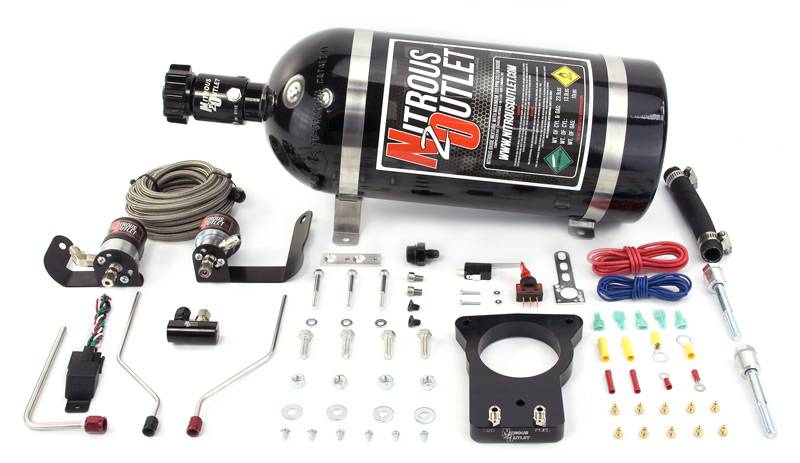 78mm 97-04 Corvette Hard-line Plate System Gas/E85 5-55psi 50-200 HP 12lb Bottle