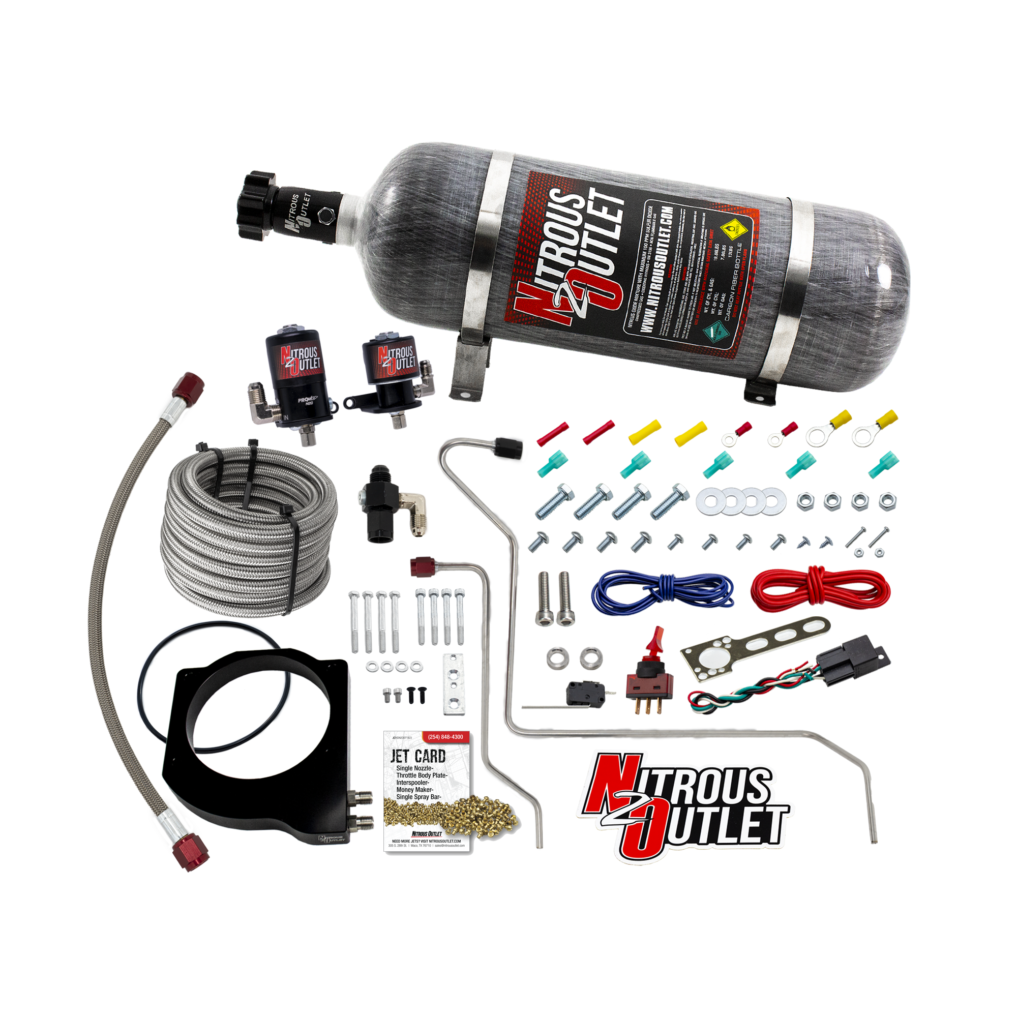 Nitrous Outlet GM 102mm Texas Speed Titan LR-T, SR-1, SR-3, SR-7 Intake Hard-lin