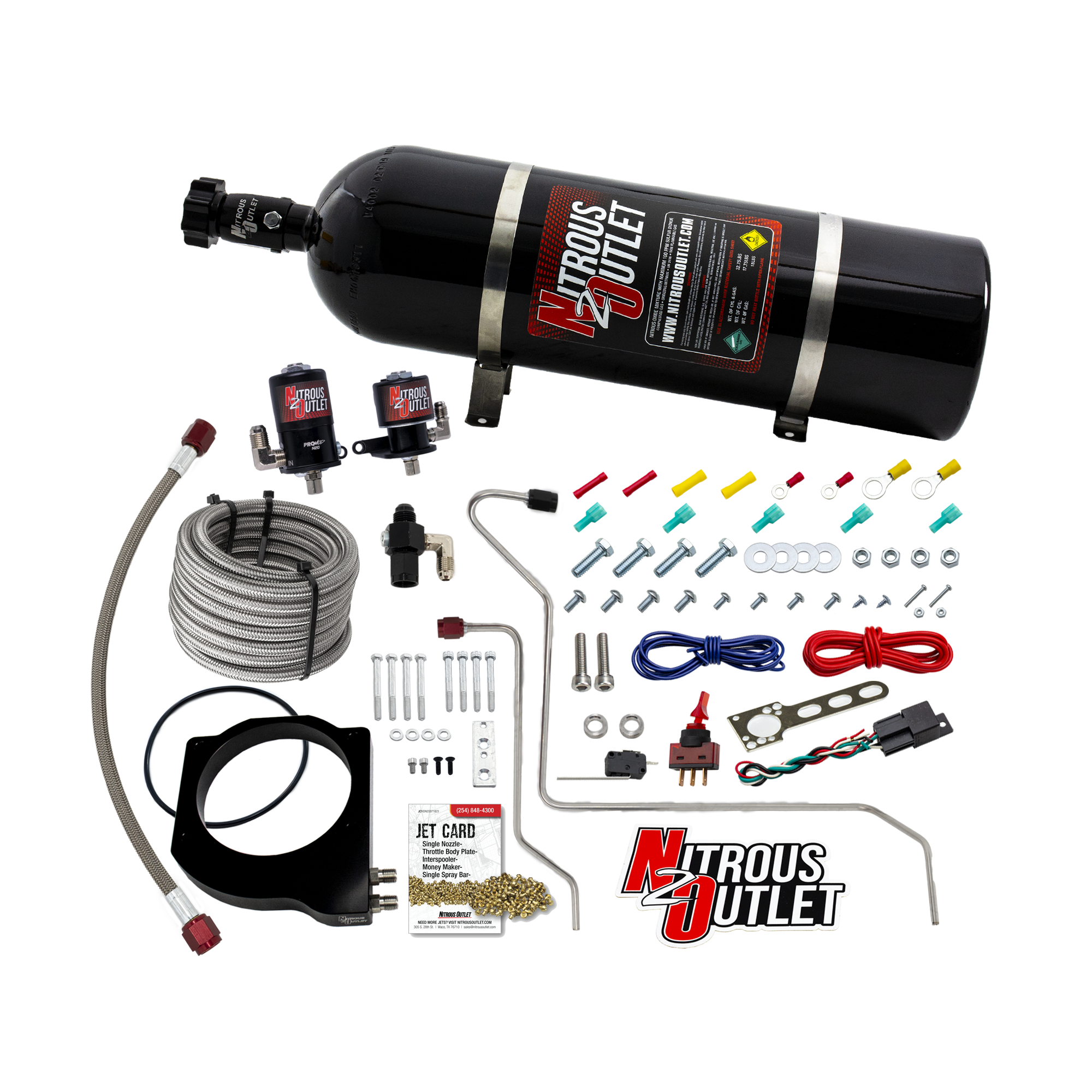 Nitrous Outlet GM 102mm Texas Speed Titan LR-T, SR-1, SR-3, SR-7 Intake Hard-lin