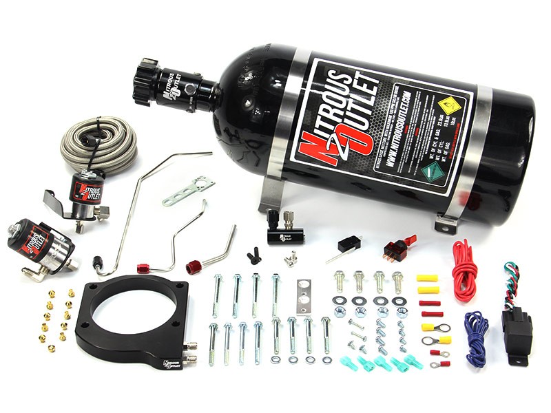 Nitrous Outlet, 102mm FAST Intake Hard-Lined Plate System, Camaro, Corvette