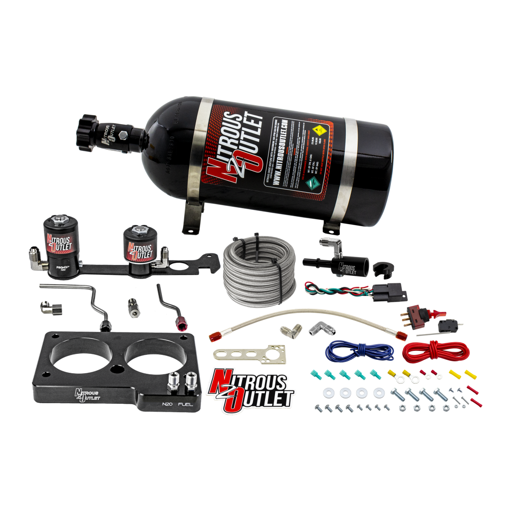 99-01 Cobra 03-04 Mach 1 4.6L 4V Hard-line Plate System Gas/E85 5-55psi 50-200 H