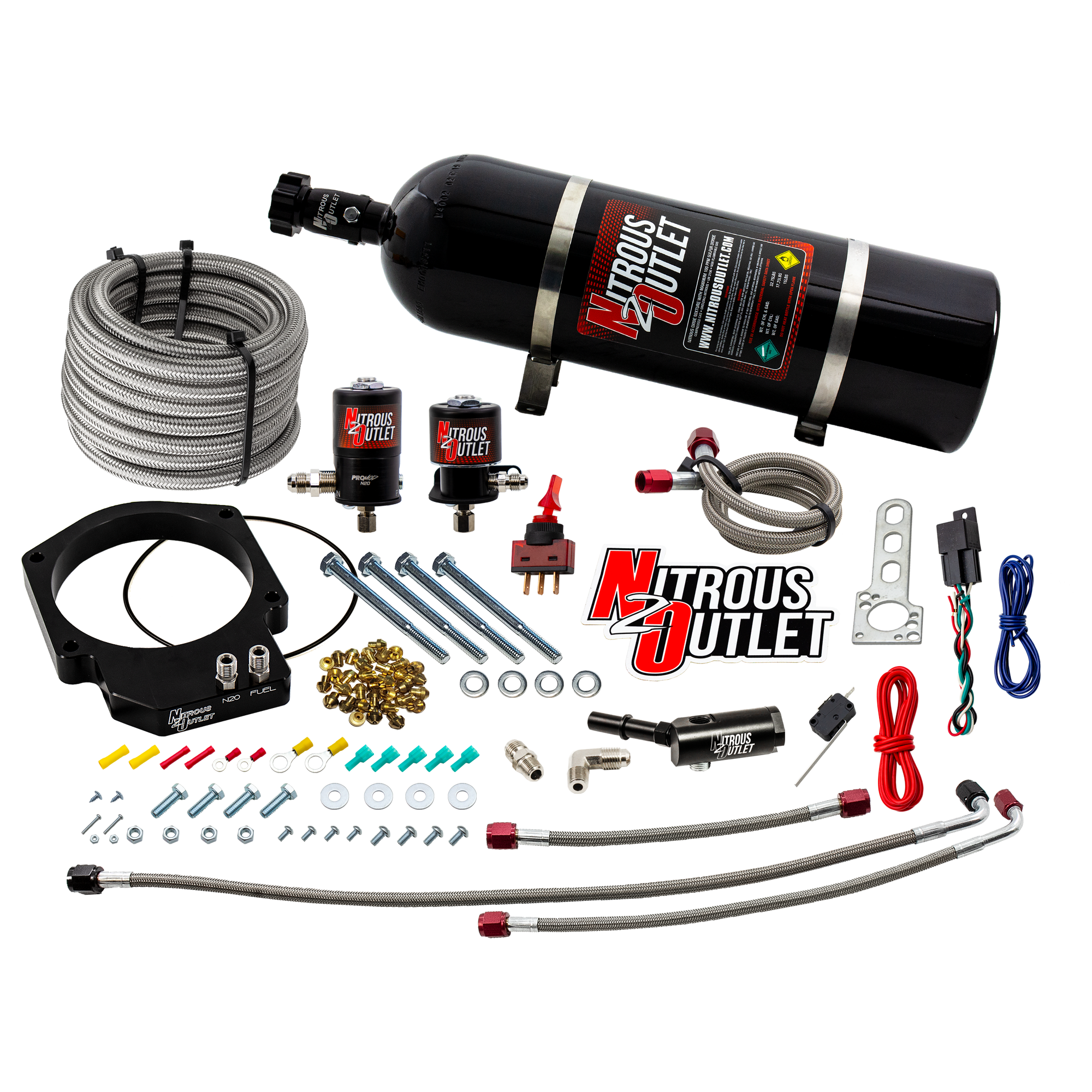 Nitrous Outlet GM LT4 2017-2021 ZL1 Camaro 103mm Throttle Body Plate System - Ga