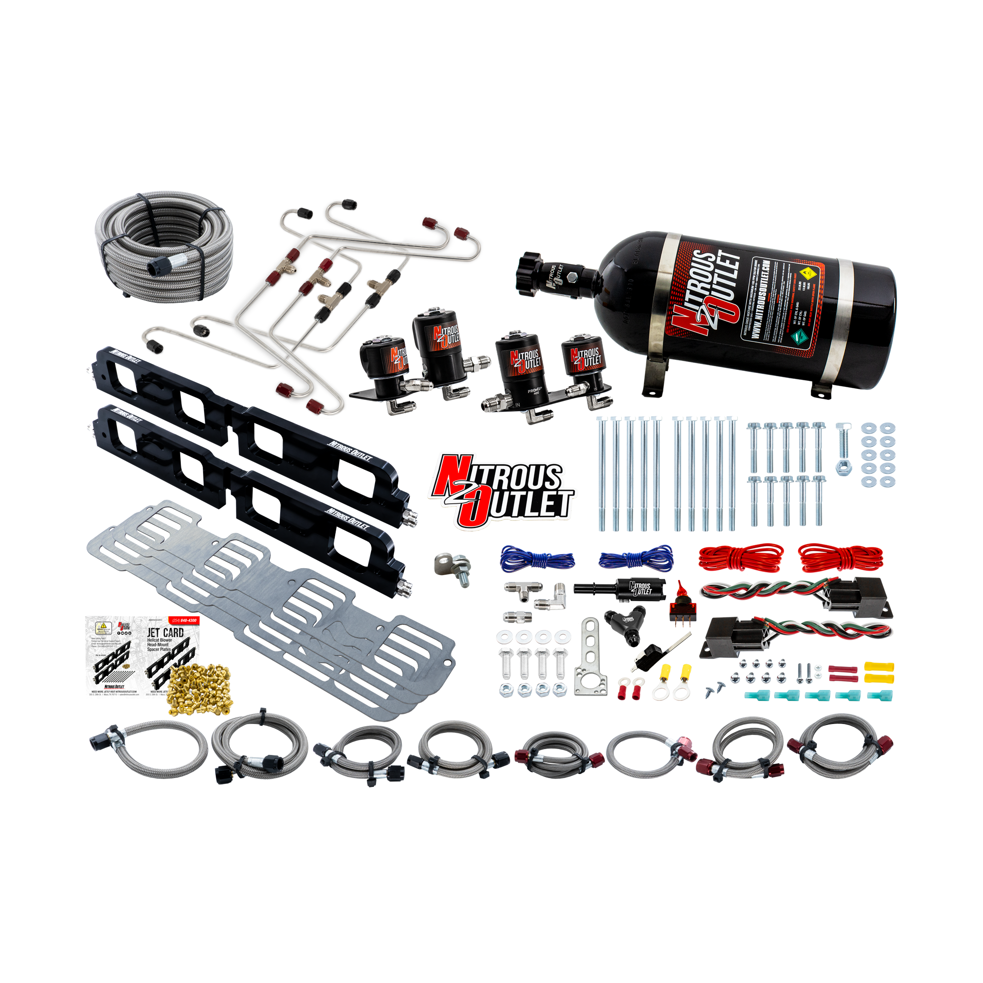 Nitrous Outlet 5.7, 6.1, & 6.4 2008-2023 Eagle & Apache Head Spacer Plate System