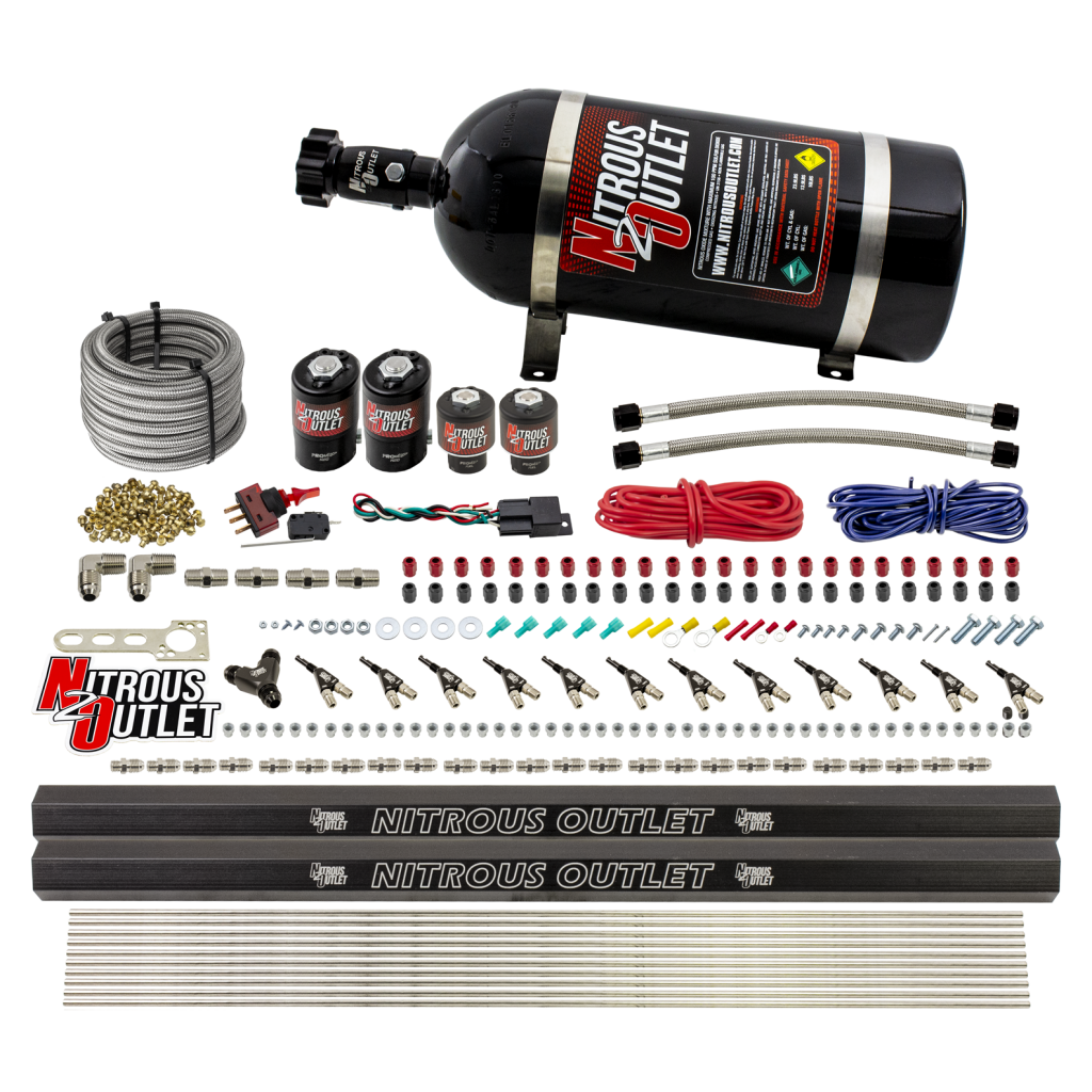 6 Cylinder Direct Port System .122 Nitrous Solenoids .177 Fuel Solenoids Dual Pa