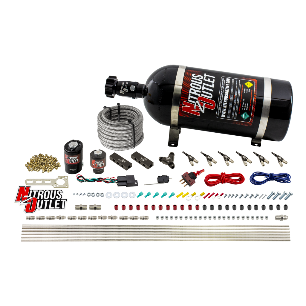 6 Cylinder Direct Port System .122 Nitrous Solenoid .177 Fuel Solenoid Distribut