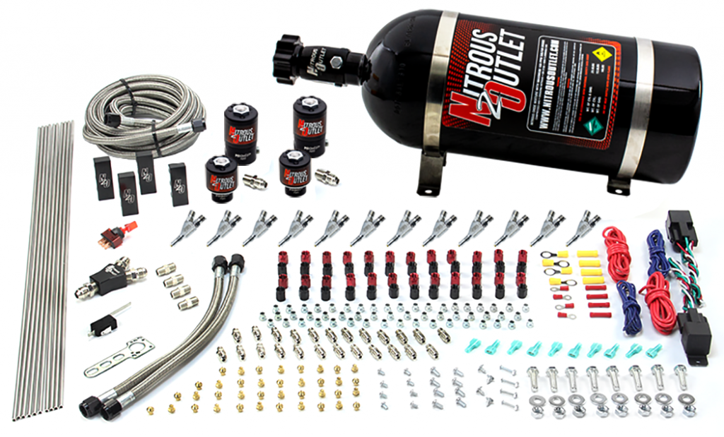 6 Cylinder Direct Port System .122 Nitrous Solenoids .177 Fuel Solenoids Dual Pa