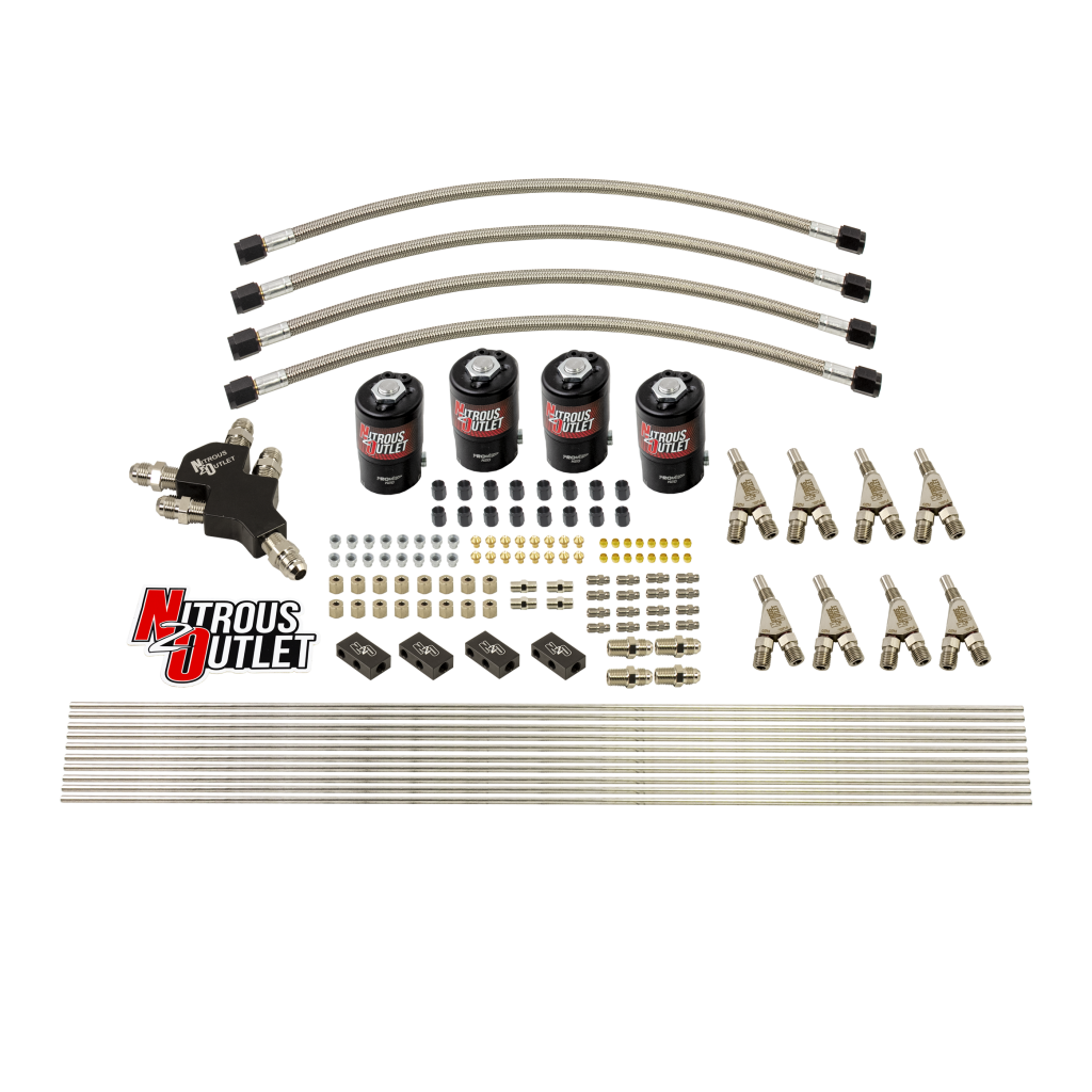 Dry 8 Cylinder Solenoid Forward Direct Port Conversion Kit Two .178 Trashcan Nit