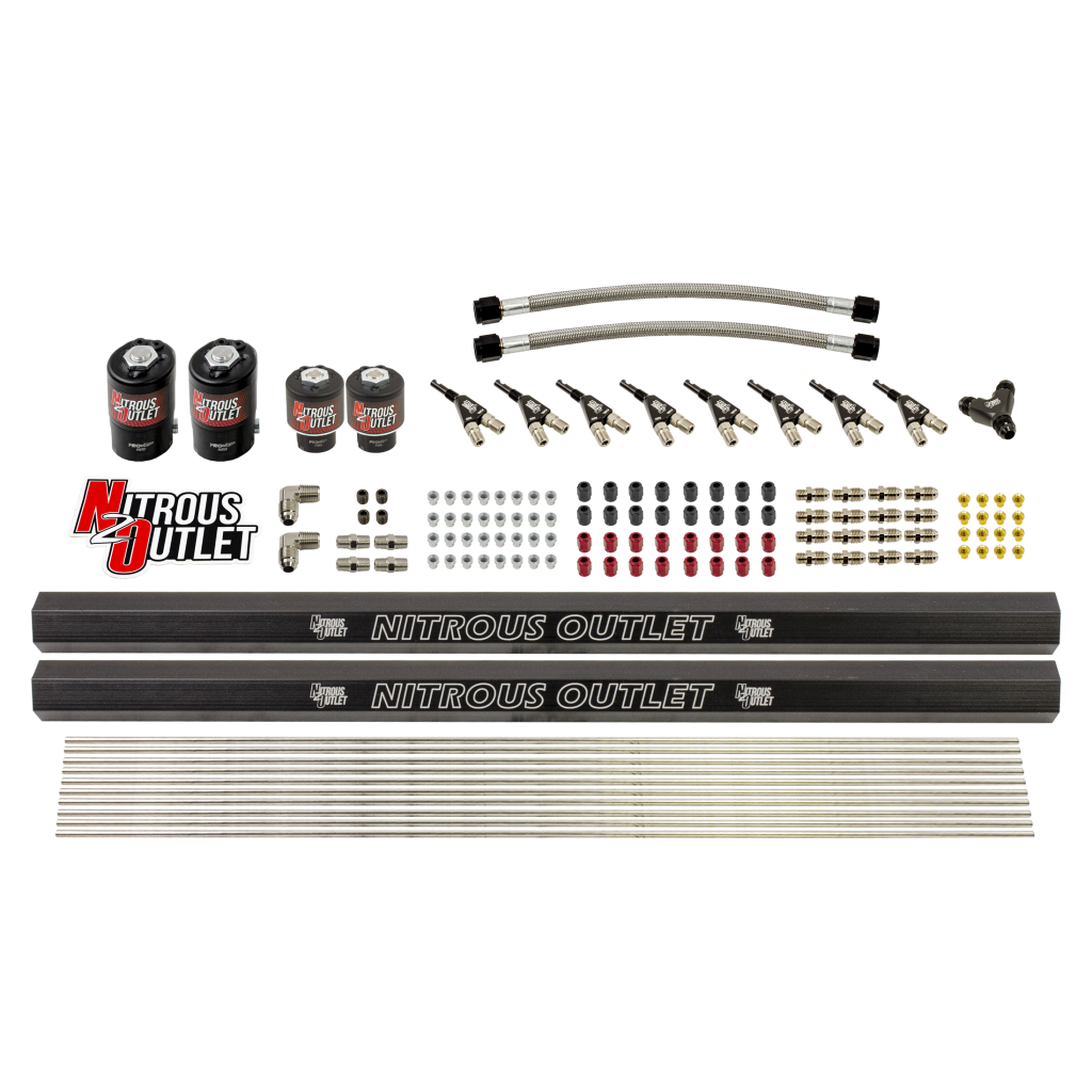 8 Cylinder Solenoids Forward Direct Port Conversion Kit Two .122 Nitrous Solenoi
