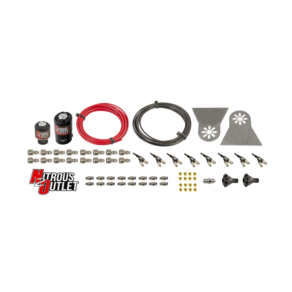 Dry 8 Cylinder Solenoids forward Direct Port Conversion Kit .112 Nitrous Solenoi