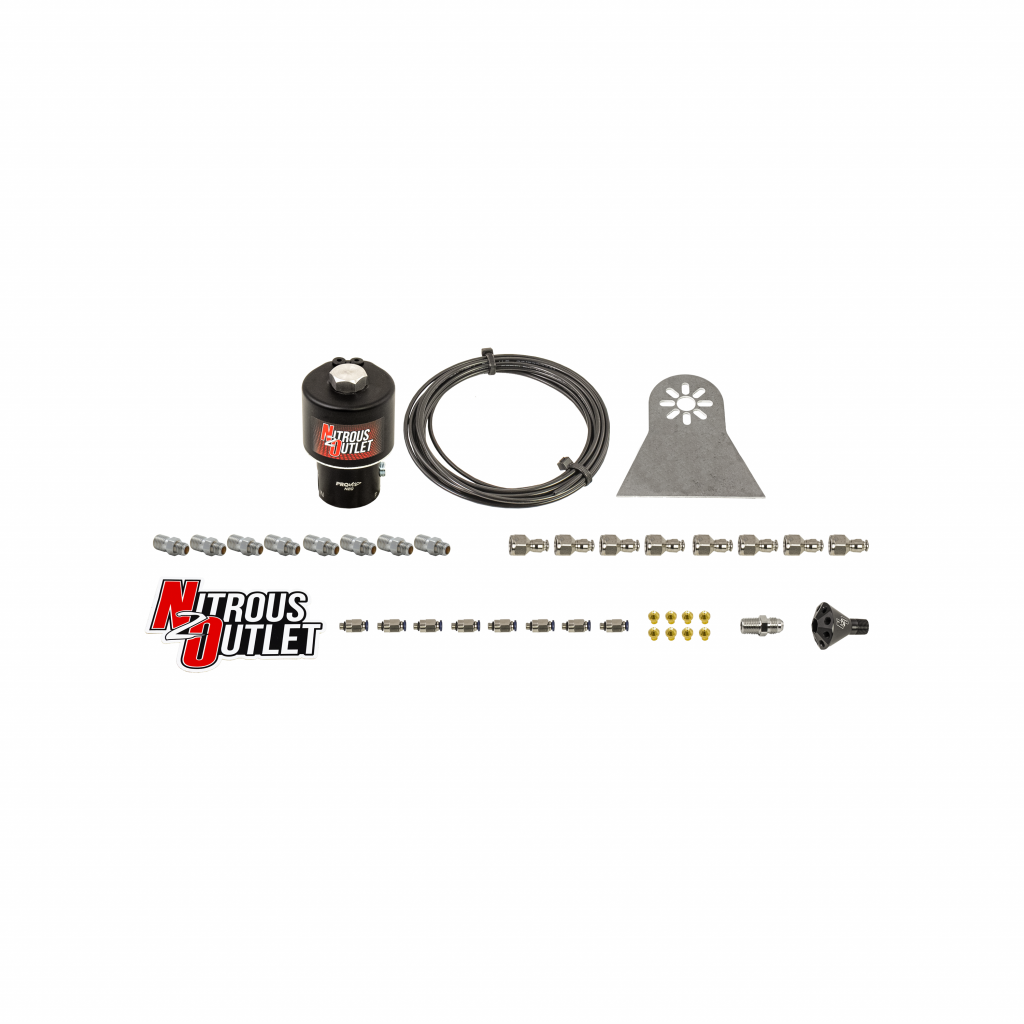 8 Cylinder Solenoids forward Direct Port Conversion Kit .178 Trashcan Nitrous So