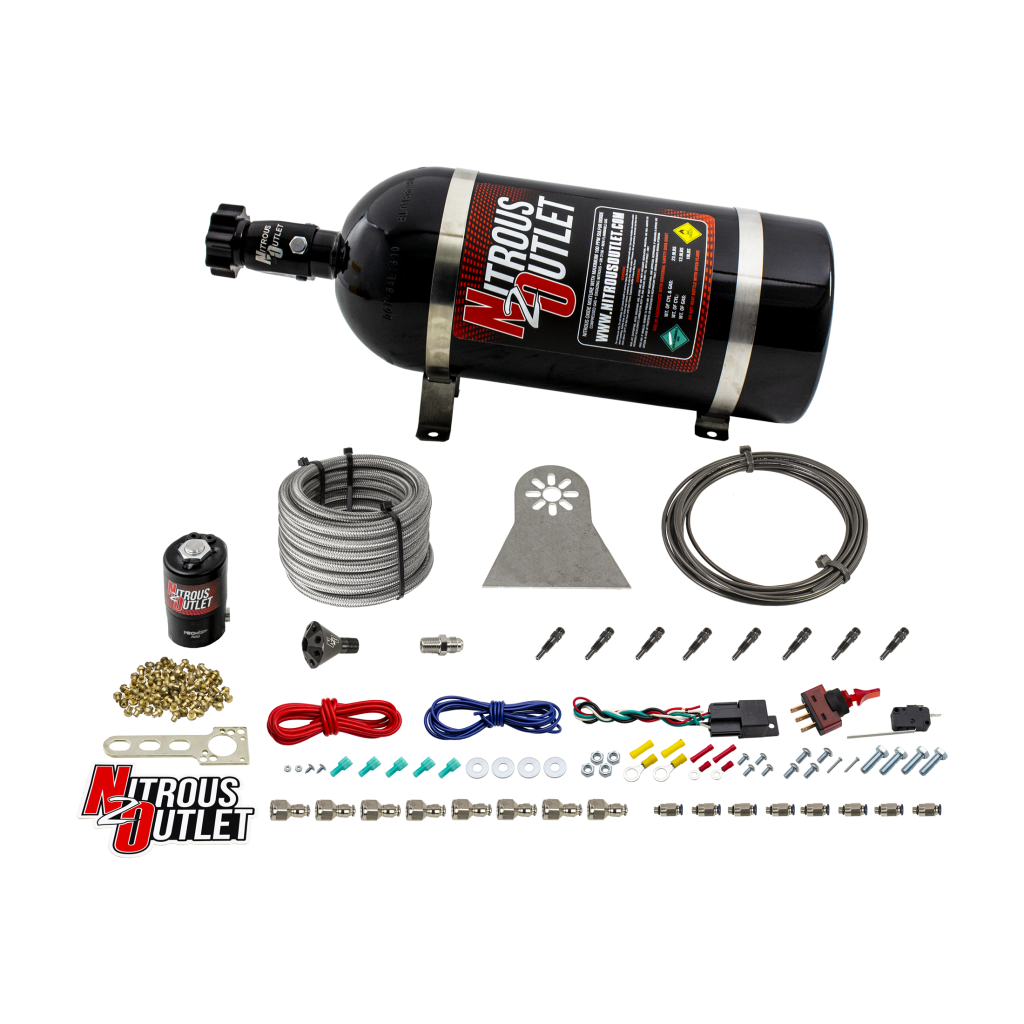 8 Cylinder Direct Port System .112 Nitrous Solenoids .177 Fuel Solenoids Nylon H