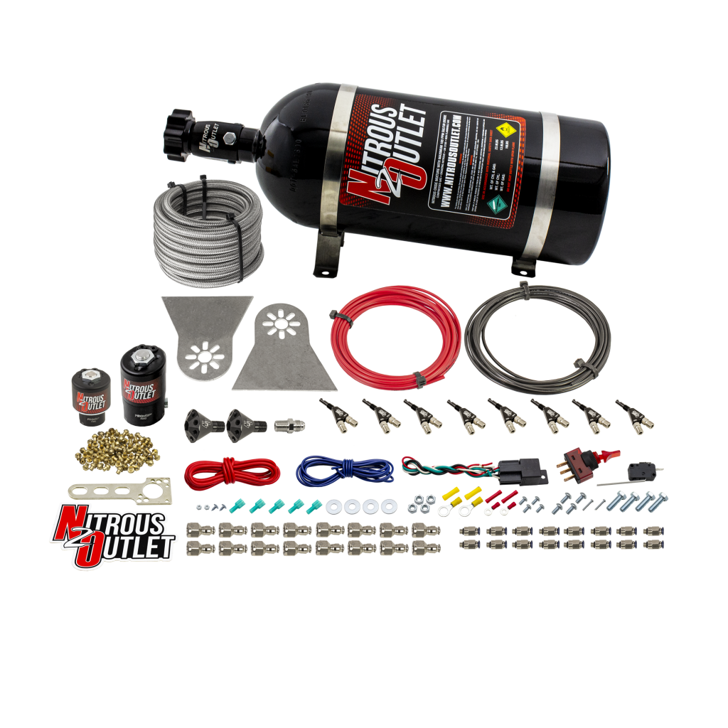 8 Cylinder Direct Port System .112 Nitrous Solenoids .177 Fuel Solenoids Nylon H