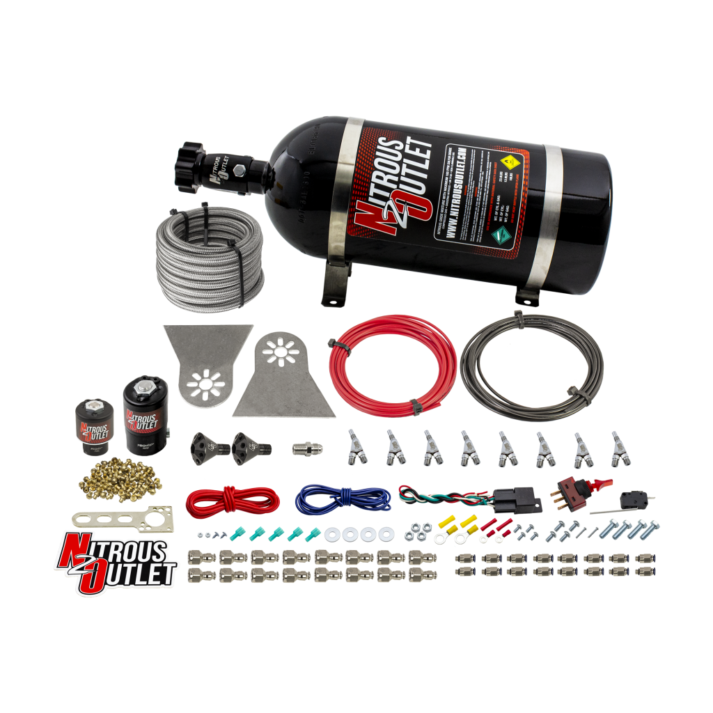 8 Cylinder Direct Port System .112 Nitrous Solenoids .177 Fuel Solenoids Nylon H
