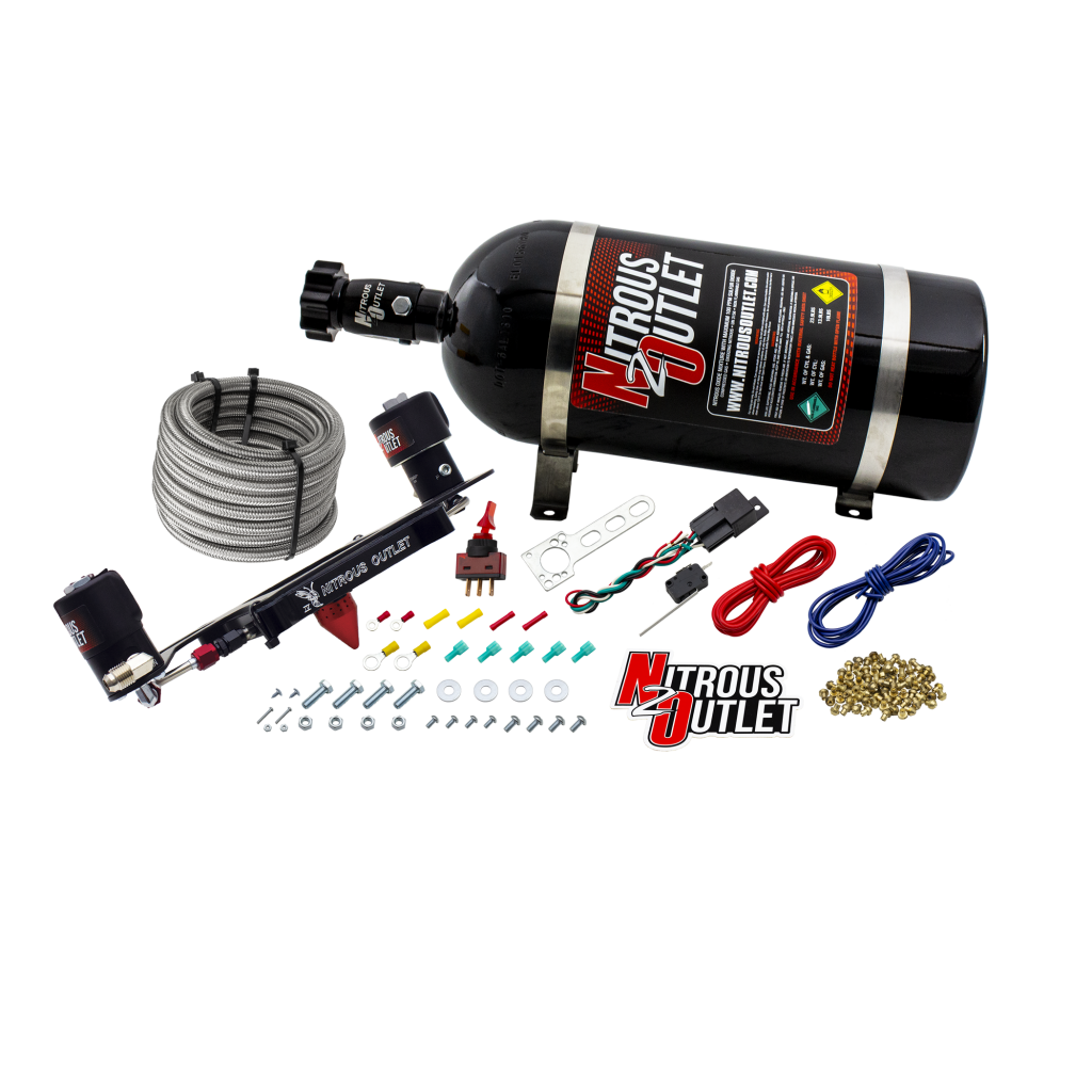 4150 Stinger 4 Race System Hard-line .178 Trashcan Nitrous Solenoid .310 Fuel So