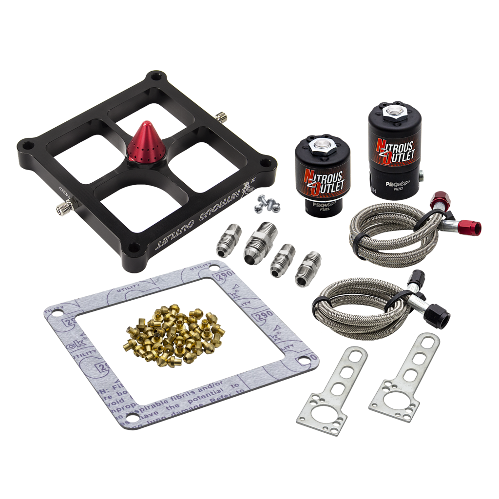 4500 Stinger 2 Race System Braided Hoses .178 Trashcan Nitrous Solenoid .310 Fue
