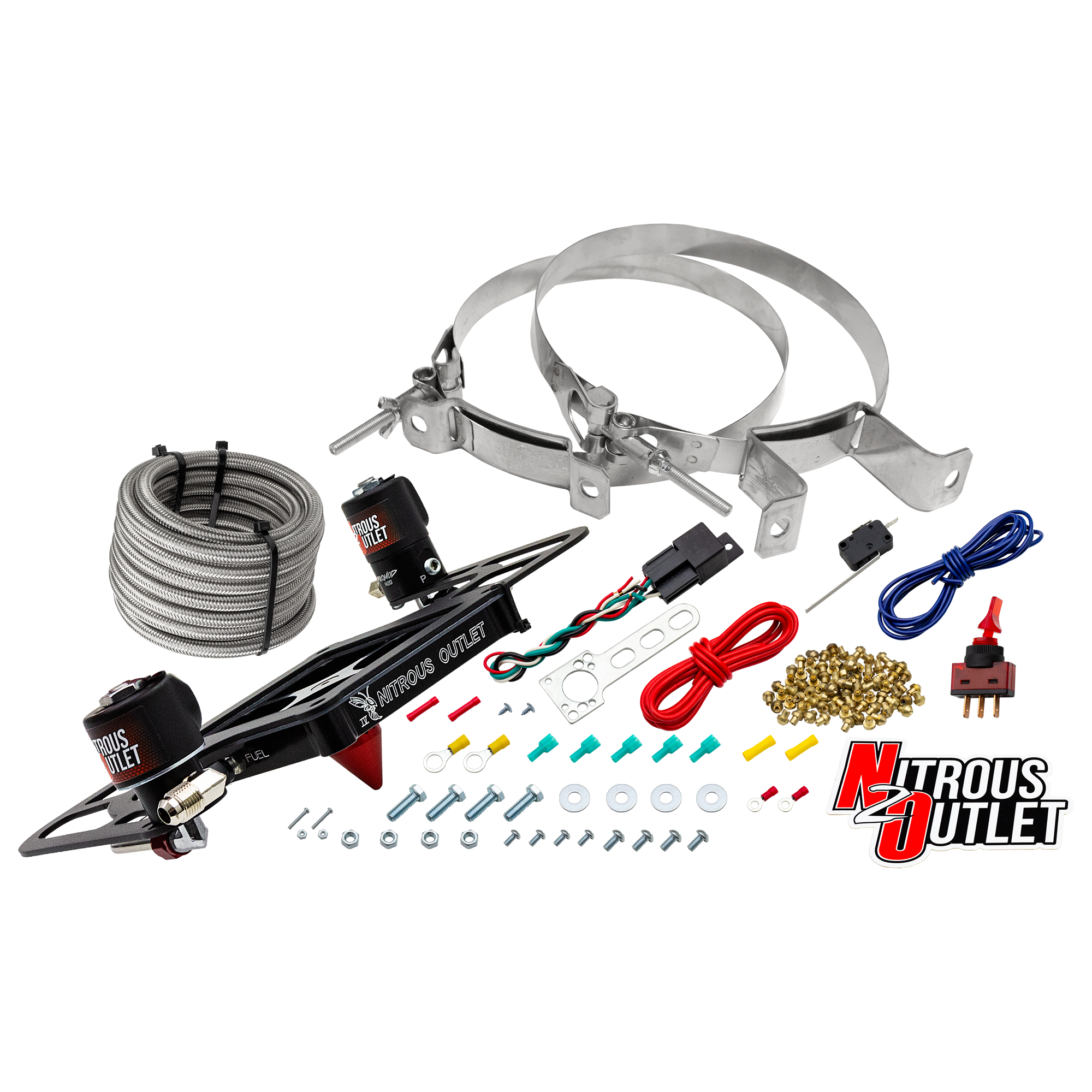4500 Stinger 4 System Hard-line .122 Nitrous Solenoid .177 Fuel Solenoid Boomera