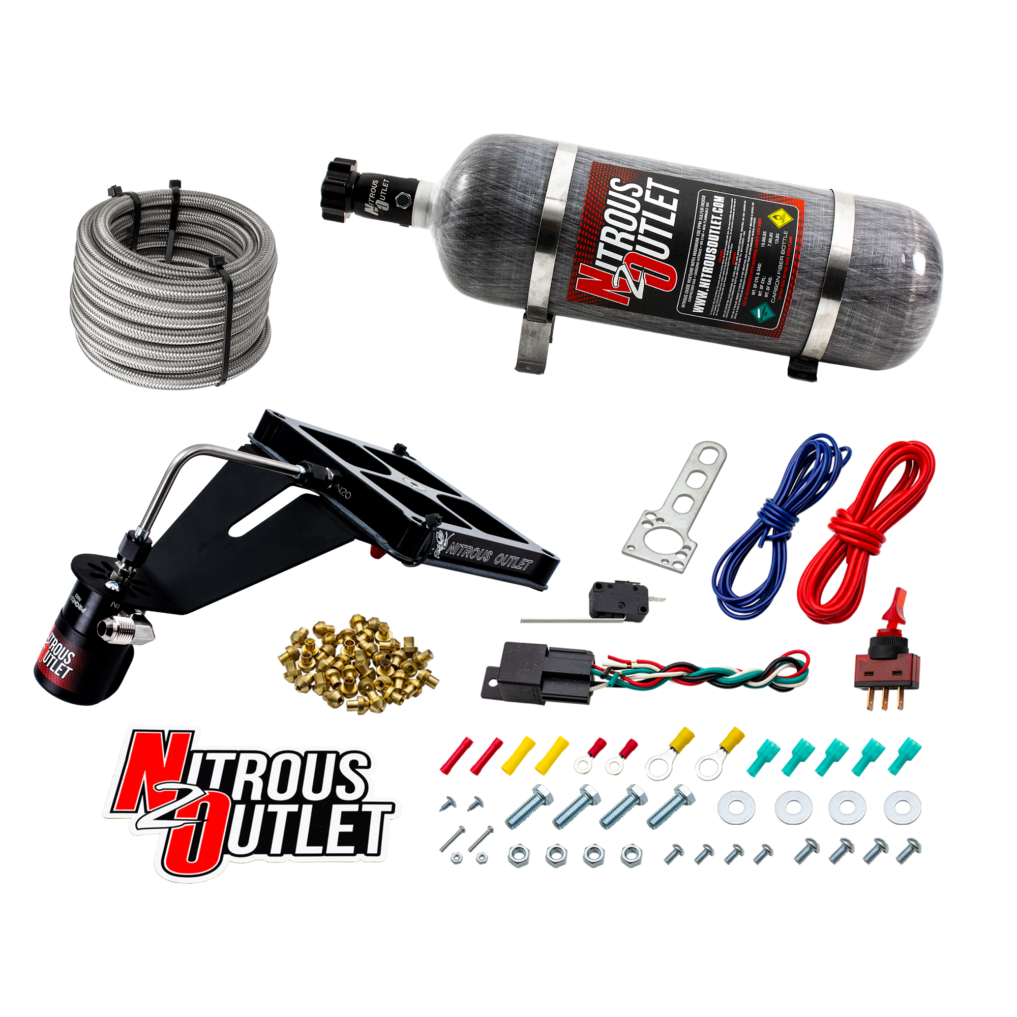 4500 Stinger 2 Dry System Hard-line .122 Nitrous Solenoid Deep Break Solenoid Br