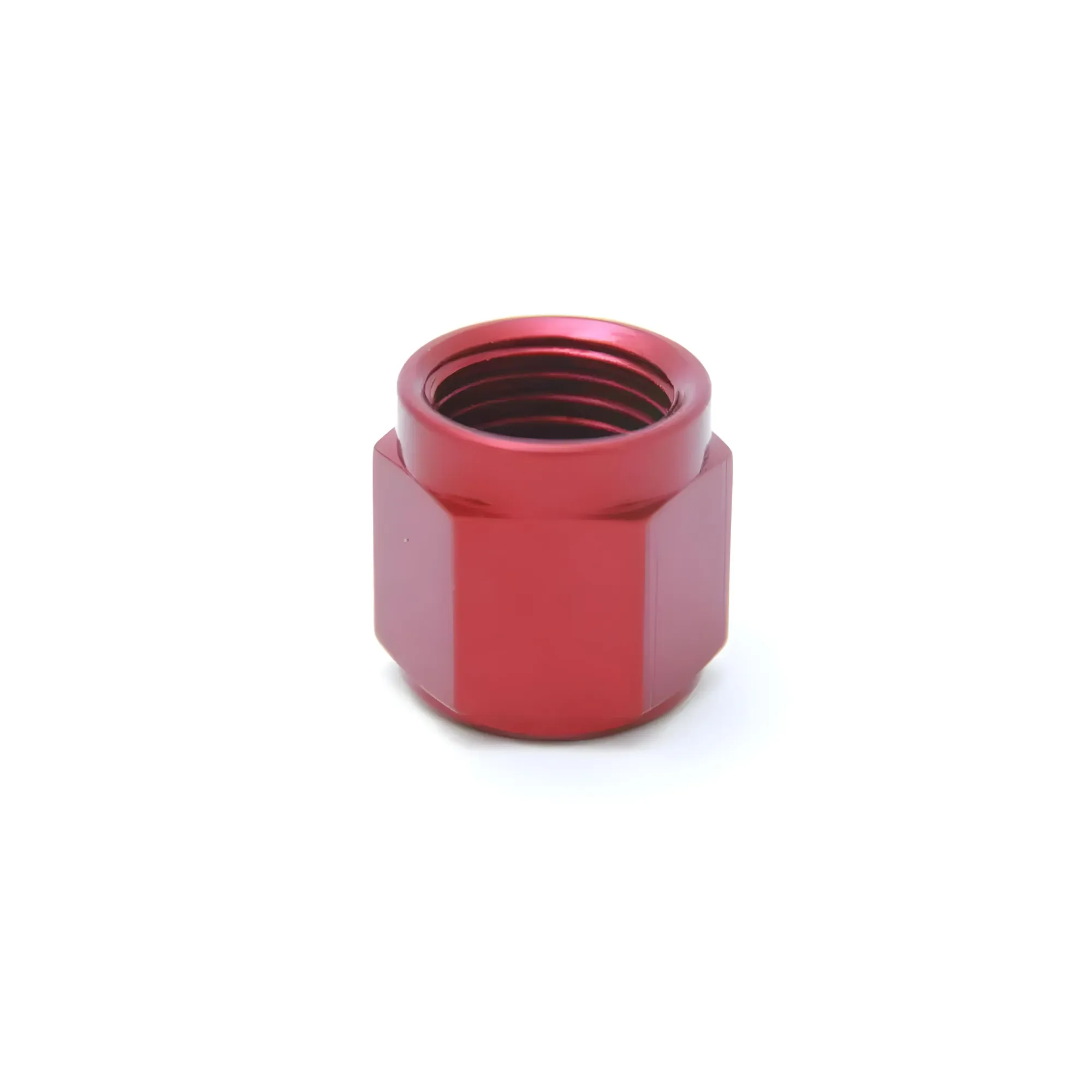 Nitrous Outlet 6AN Red B-Nut, 60-57300-R-06