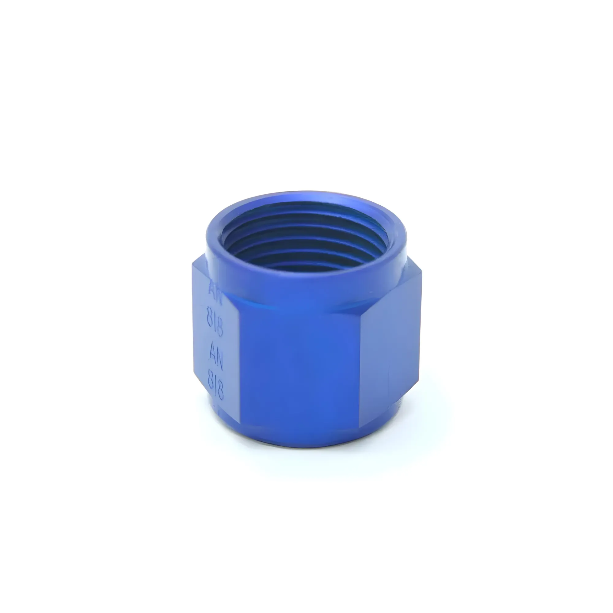 Nitrous Outlet 8AN Blue B-Nut, 60-57300-BL-08