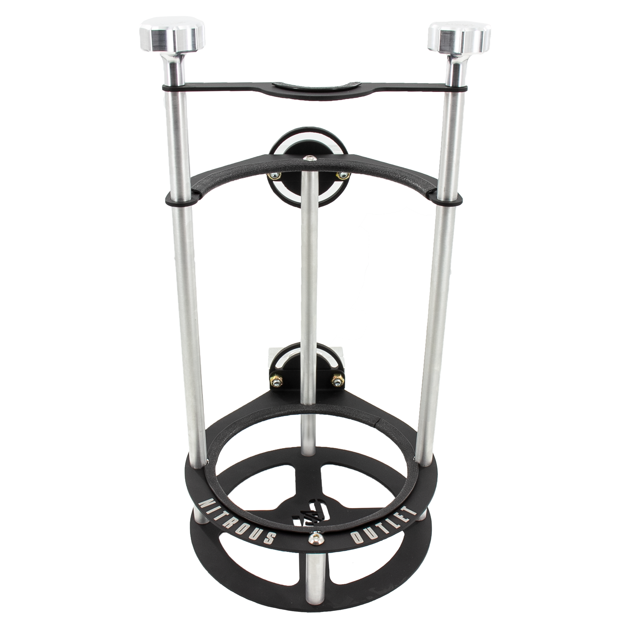 Nitrous Outlet Race-Light Single 10lb Bottle Bracket with Roll Bar Mount - 1-1/4