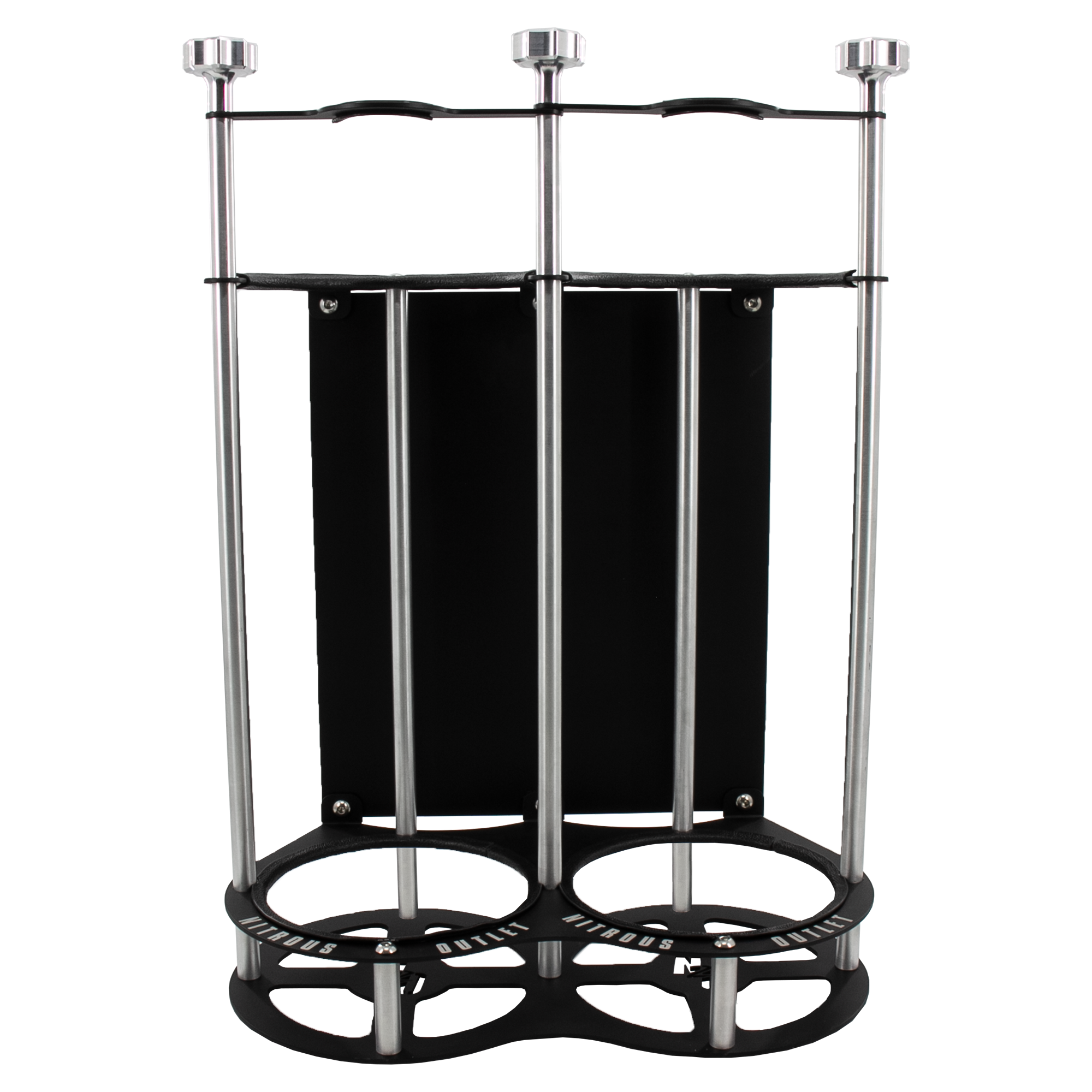 Nitrous Outlet Race-Light Dual 15lb Bottle Bracket with Roll Bar Mount - 1-1/4"