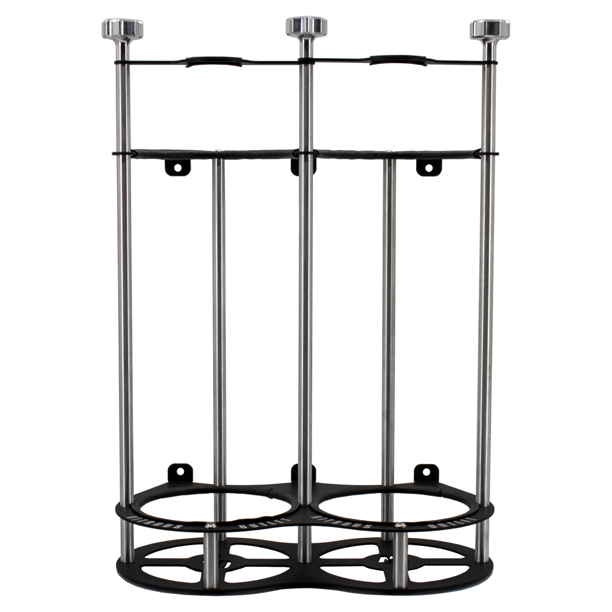 Nitrous Outlet Race-Light Dual 15lb Bottle Bracket - Vertical, 00-32035-V