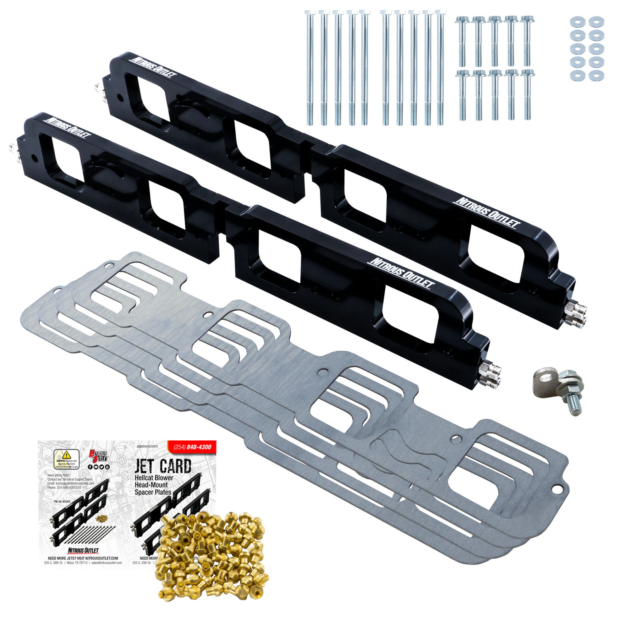 Nitrous Outlet 5.7, 6.1, & 6.4 2008-2023 Eagle & Apache Head Spacer Plate Conver