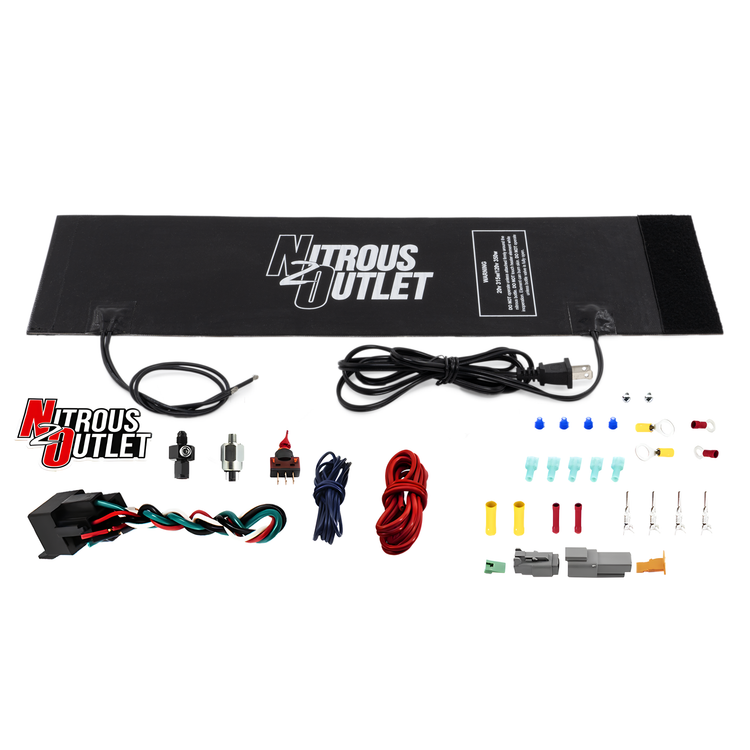 Nitrous Outlet 4AN Dual Voltage Wrap Around Bottle Heater - 110 Volt/20 Volt, 00