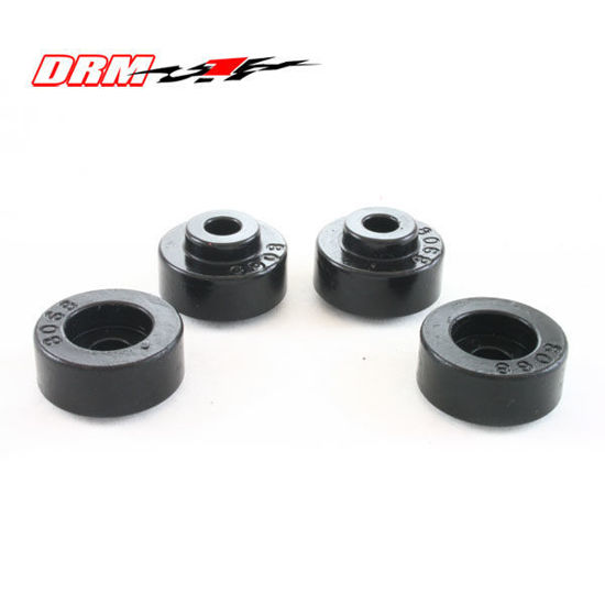 DRM Pin top Upper Shock Mount Bushings, Set of 4