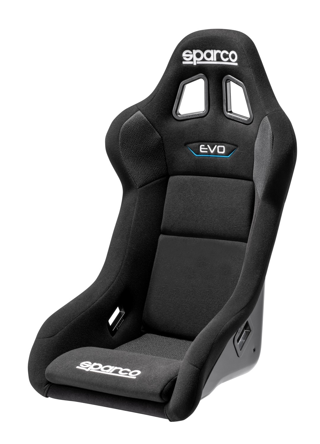 Spacro EVO QRT Black Cloth Competition Racing Seat, Corvette, Camaro, Mustang Fitment
