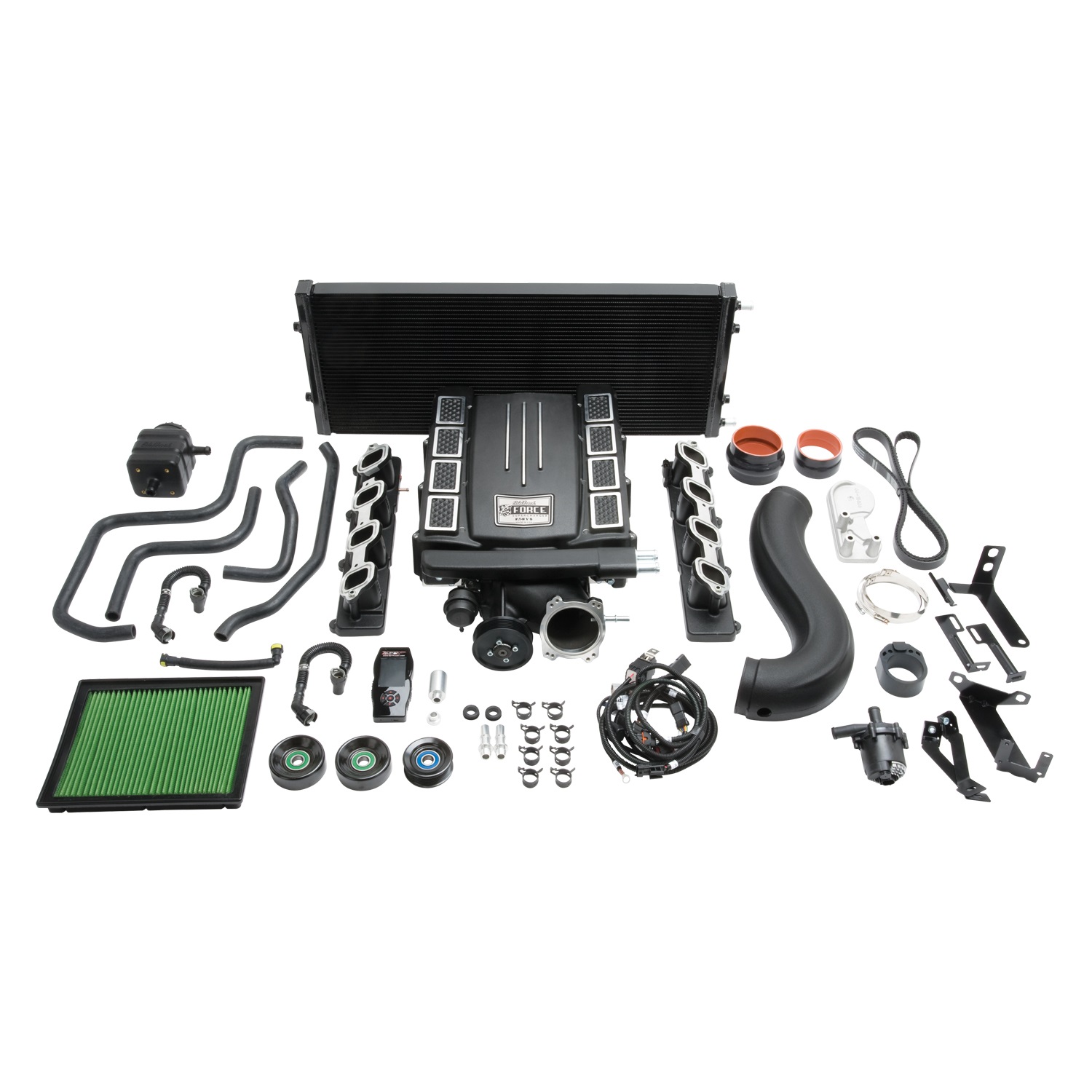 Edelbrock Supercharger, Stage 1-Street Kit, 2014, Chevrolet/GMC, Silveraldo/Sierra 1500 Trucks/SUVs, 5.3l, With Tuner, Part# 156