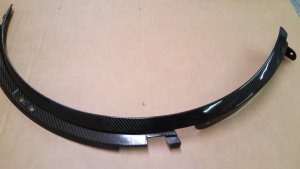 C7 Corvette Z06/Z07 Katech Carbon Fiber Front Splitter Wicker AKA SPAT, LEFT Side Only