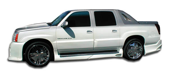 2002-2006 Cadillac Escalade EXT Duraflex Platinum Side Skirts Rocker Panels - 4
