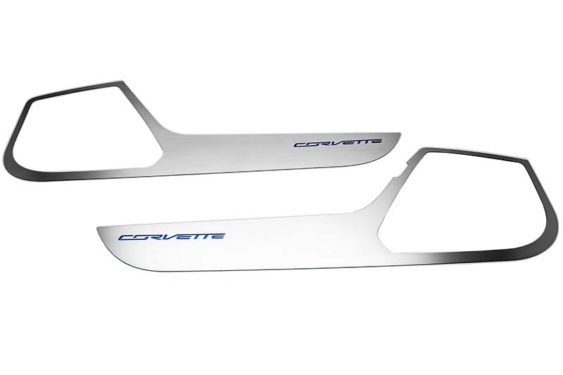 2014-2019 Chevrolet Z06/C7/Z51 Corvette, Door Guards Brushed Black