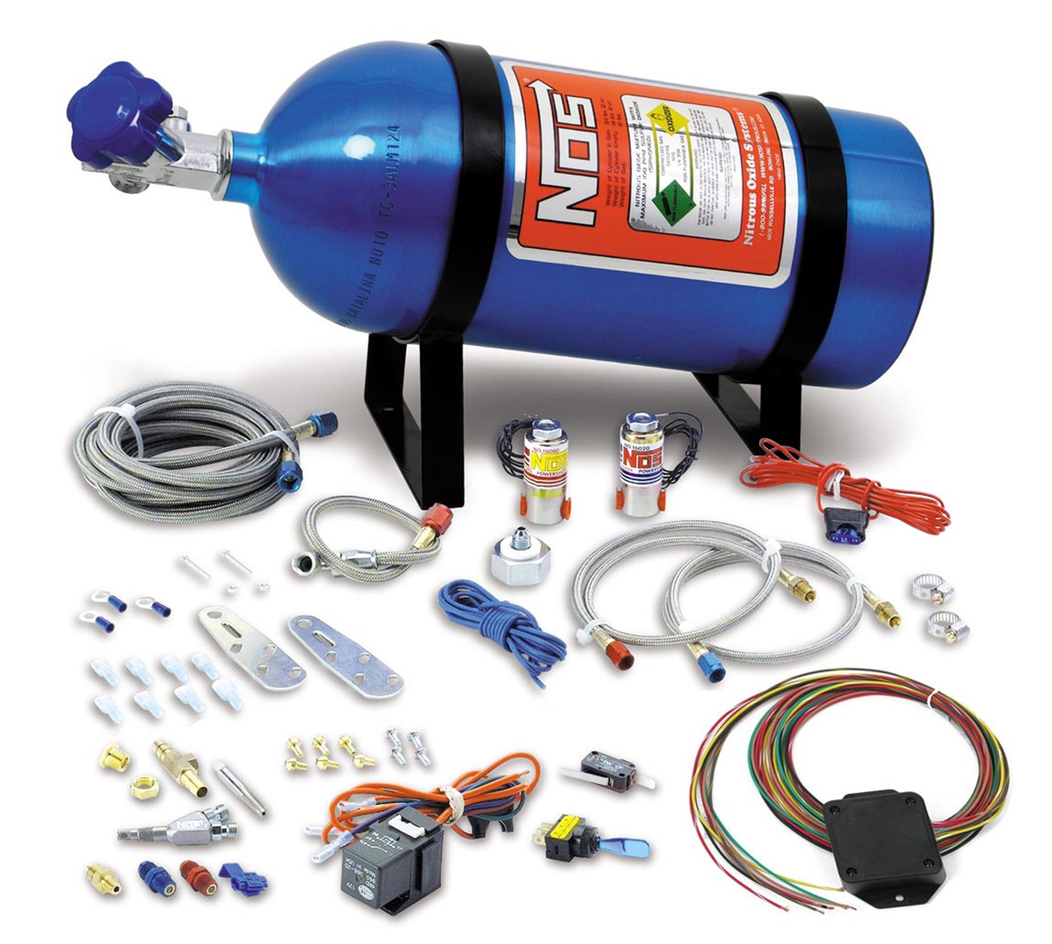 Nitrous Oxide Injection System Kit, NOS EFI Wet Kits, UNIVERSAL 8 CYL DRIVE BY WIRE KIT