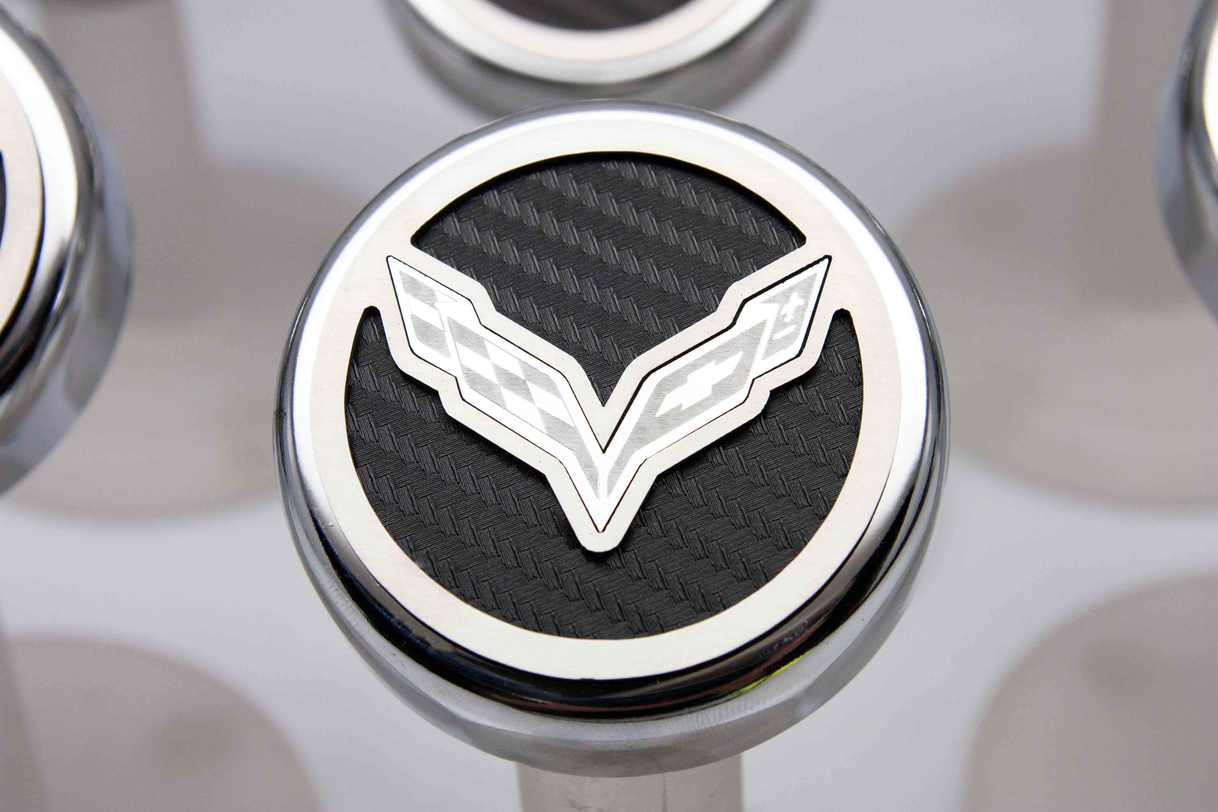 2014-2019 Chevrolet Z06/C7 Corvette AUTO, Fluid Cap Cover Set 5pc, American...