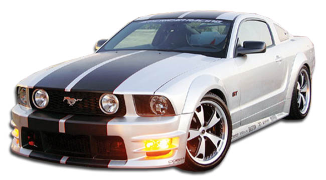 2005-2009 Ford Mustang Duraflex GT500 Wide Body Kit - 10 Piece - Includes GT500